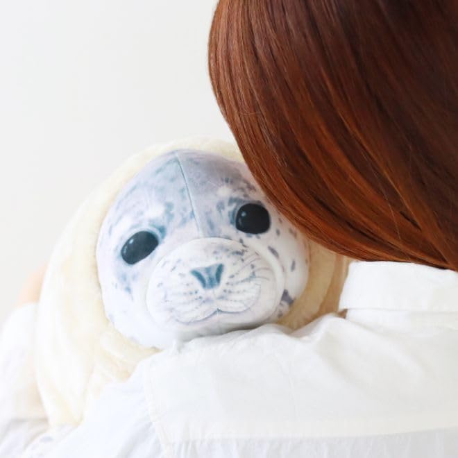 20" Chubby Blob Seal Pillow Soft Plushies, Cute Ocean Stuffed Animals Plush Toy, Room Decor,Throw Pillow Doll Big Plush Toys Gift for Girlfriend,Boys, Girls (Medium(20 in)) - Image 6