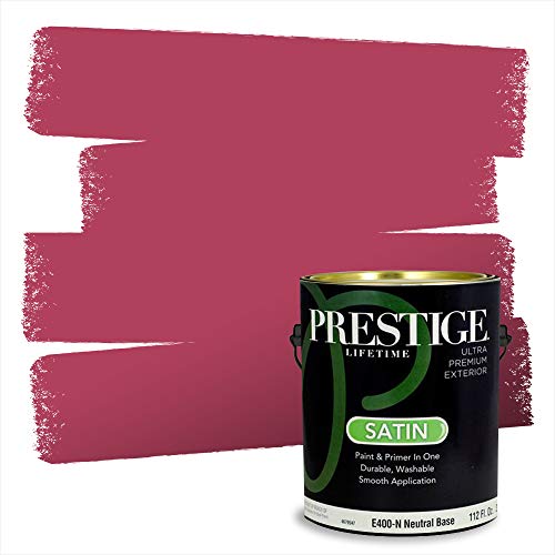 PRESTIGE Paints Exterior Paint and Primer In One, 1Gallon, Satin