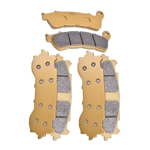 Plaquettes de frein GL1800 fiables contre l'usure du freinage moto