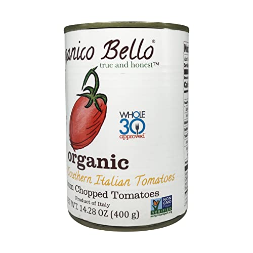 ORGANICO BELLO Organic Chopped Tomatoes, 14.28 OZ