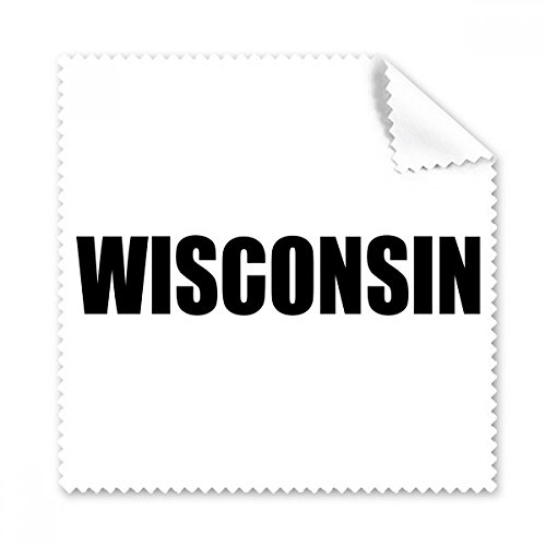 Chiffon de nettoyage écran et lunettes Wisconsin pour éliminer les traces de doigts
