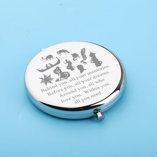 Espejo compacto redondo FEELMEM para maquillaje miniatura 6