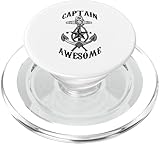 Photo Gallery captain awesome - ancora a vela, navigare, regalo per barca da viaggio popsockets popgrip per magsafe Photo Gallery captain awesome - ancora a vela, navigare, regalo per barca da viaggio popsockets popgrip per magsafe