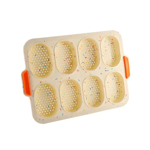 Ipetboom Molde de Silicona para Pan Pequeño Antideslizante y Ecológico Molde Flexible para Hornear DIY Apto para Repostería Casa Diseño y Seguro para Cocina Doméstica