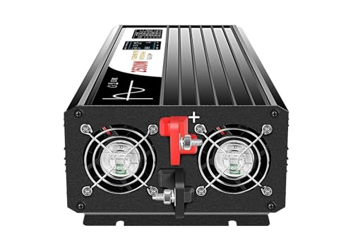 Onduleur solaire 48V 2500W convertisseur pur sinus 110V avec commande Bluetooth intégré