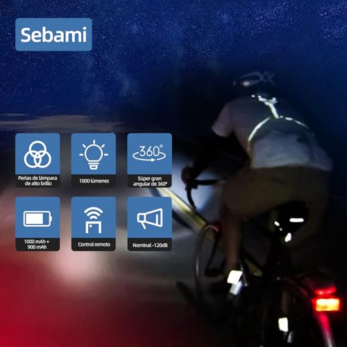 Luz para bicicleta recargable 9 Imagen adicional