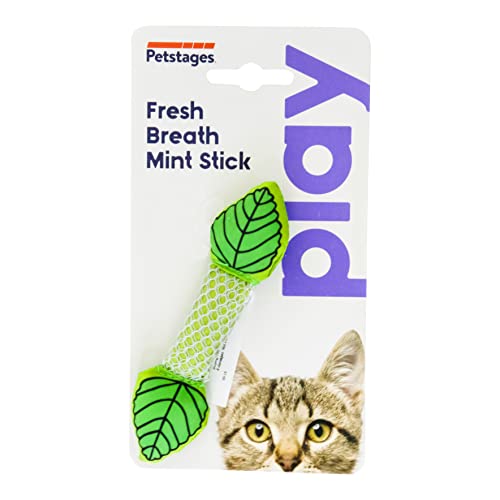 Petstages Fresh Breath Mint Stick Dental Cat Chew Toy #TOP5
