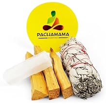 Organic White Sage Salvia Apiana, Palo Santo Holly Wood & Selenite Stick. Healing kit palo Santo Sticks Smudge kit