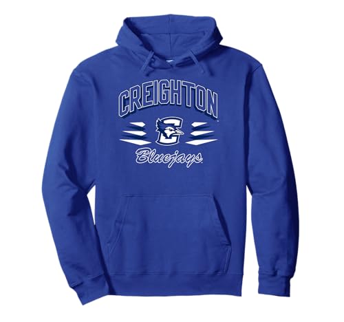 Creighton Bluejays Retro Diamond Royal Officially Licensed Pullover Hoodie