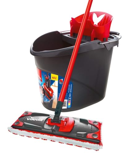 Vileda ULTRAMAX 2in1 Bodenwischer Komplett-Set mit Mikrofaserbezug