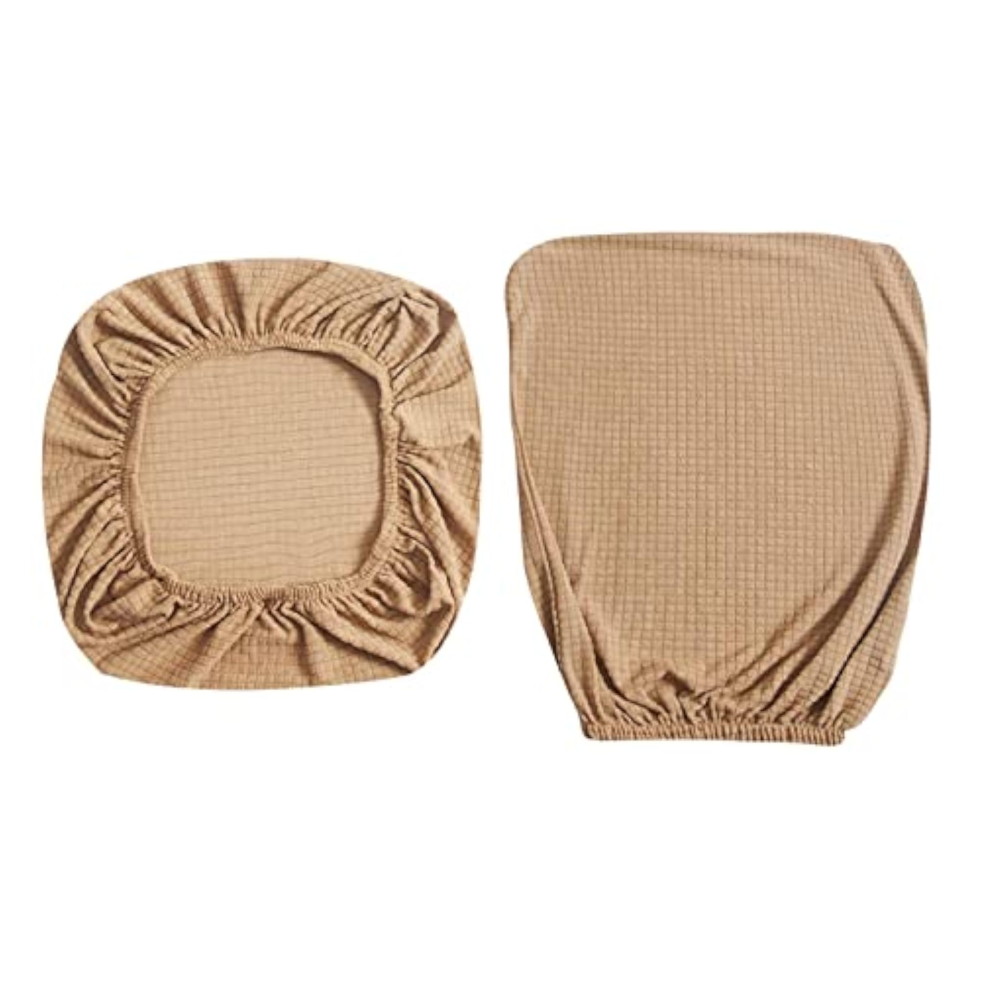 Brown Computer Chair Swivel Cover