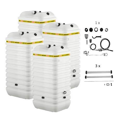 Rotex Variosafe Heating Oil Tank in Tank 4x1000 L + Ank Basic Package + 3xB2 VSF112