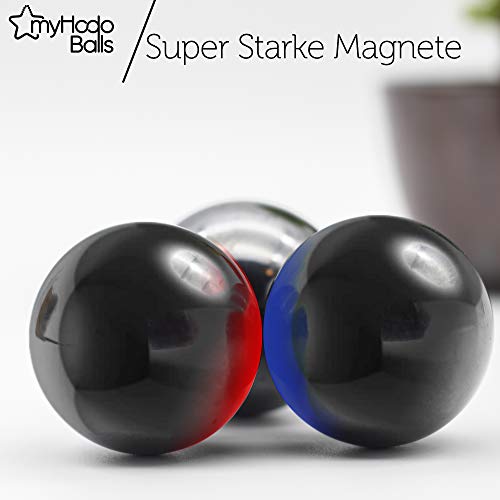 myHodo Magnetkugeln Mega Set (30mm, 6 Stück) – XXL Magnetische Bälle für Kreativität & Stressabbau, Hochwertiges Büro-Gadget für Entspannung, Anti-Stress Magnet Kugeln für Erwachsene