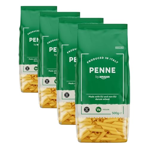 by Amazon Penne, 500g (Lot de 4)