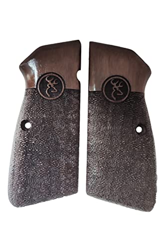 Browning HP 14 poignée pistolet noyer plaquettes crosse bois fait main