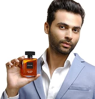 UPSILON Golden Sand Men'S Liquid Perfume | Long Lasting Eau De Perfumes For Men | Luxury Premium Perfume For Men | Fresh & Powerful Fragrance | Travel Friendly Edp Perfume For Men(100 Ml)