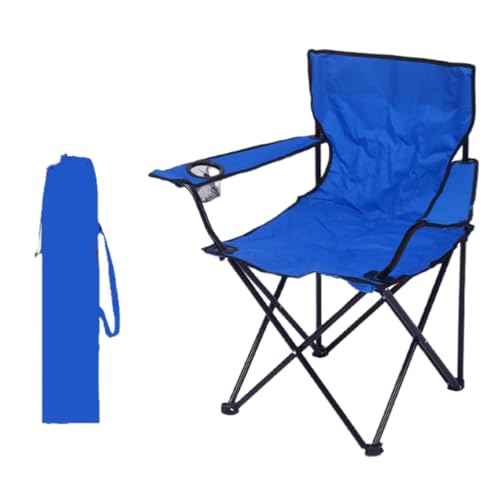 Faltbarer Campingstuhl, zusammenklappbare Campingstühle für Erwachsene, großer tragbarer Rasenstuhl