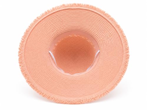 Image of Summer Medium Brim Floppy Beach Straw Hats for Women