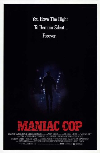 globe「maniac」告知ポスター Amazon.com: Movie Posters Maniac Cop - 27 x 40: Posters & Prints