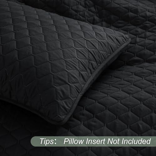 Exclusivo Mezcla Reversible King Size Quilt Bedding Set, Black by Exclusivo Mezcla - Used condition - Image 6