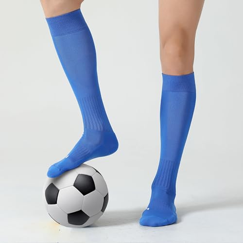 Image of CS CELERSPORT 2 /3 Pack Soccer Softball Baseball Socks for Youth Kids Adult Multi-Sport Compression Knee High Socks
