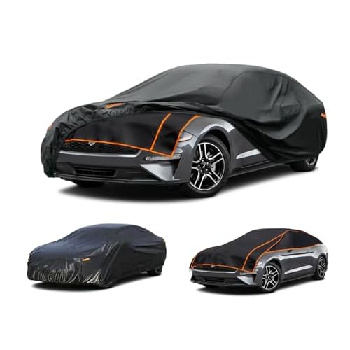 Kayme Hail Protector Car Cover, Anti Hail Multilayer Thickened Full Car Cover,Outdoor Waterproof All Weather Custom Fit Sedan Ford Mustang, Toyota Cam