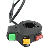 fEs hat einen Knopf für Ihre Hupe, einen linken und einen rechten Blinker und einen EIN / AUS-Knopf für Ihre Lichter.