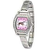 barsoi tschechien Tier Motiv Strass Uhren Timest- Barsoi - Damenuhr Italian Charms mit Strass Rechteckig Analog Quarz BJ1135