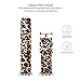 Lwsengme Compatible with Apple Watch Band 38mm 40mm 42mm 44mm, Soft Silicone Replacment Sport Bands Compatible with iWatch Series 5,Series 4,Series 3,Series 2,Series 1 (Leopard Print -6, 38MM/40MM)