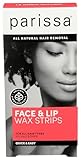 Parissa Natural Face & Lip Wax Strips | Beginner-Friendly & Gentle for Sensitive Skin | Ready-to-Use Strips for Upper Lip, Chin & Face | 20 Strips (10 x 2)