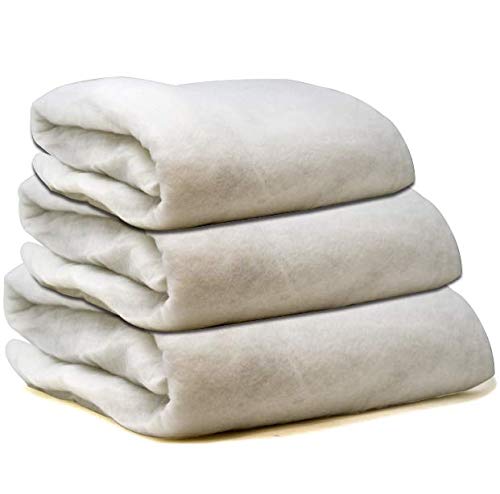 Christmas Snow Blanket Cover Set of 3 Rolls 3 Foot X 8 Foot Fluffy Thick White Soft Artificial Cotton Snow Blankets Sheet Holiday Decoration for Christmas Tree Skirt Mantle Village Winter Display