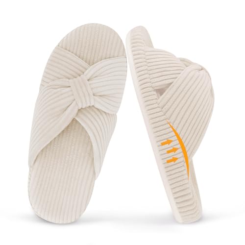 MAJOALLURE Women's Cozy Memory Foam Arch Support House