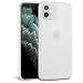 Produktbild Agedate Für iPhone 11 Hülle iPhone 11 Handyhülle Weiß Silikon Case Cover White Fallschutz rutschfest Mattierte TPU Schutzhülle mit iPhone 11 - Transparentes Weiß