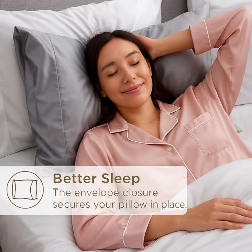 Image of 600 TC 100% Egyptian Cotton Fitted Sheet for Double Bed Size Fitted Bed Sheet with Pillow Cover for Bedroom, Soft Hotel Quality Size - 72 x72+12 Dark Grey Pillow Cover Size -18 x 28 Inch