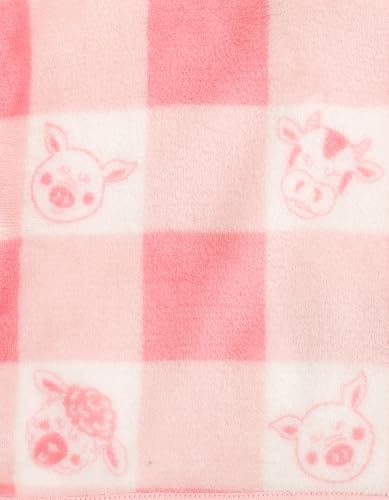 John Deere Farm Animals Girls Half Zip Woobie Sweatshirt Toddler Sizes (2T - 4T)3