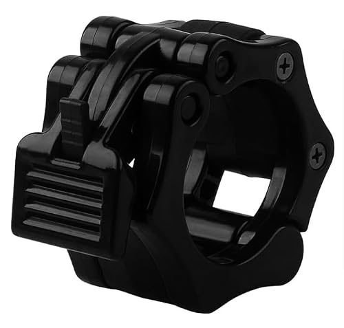 Warmbreeze Olympic Barbell Clamps Collars Quick Release Pair Weight Clips for 2 inch Barbell