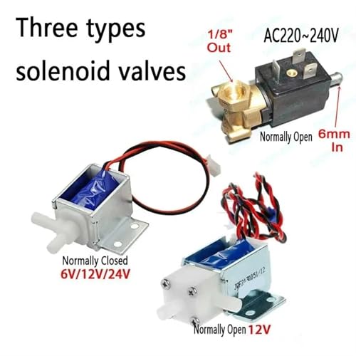 Interrupteur de débit d'eau micro électrovanne 12V normalement ouverte
