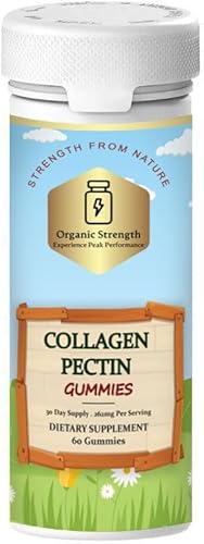 Glowing Beauty Gomitas de pectina de colágeno para piel, cabello y uñas radiantes con 2500 mcg de biotina, 200 mg de colágeno (60 unidades)