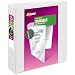 Avery Durable View Binder, 2" Slant Rings, 500-Sheet Capacity, DuraHinge, White (17032)