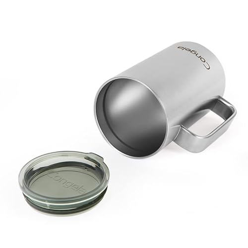 Congela 22Oz Stainless Steel Coffee Mugs:bpa Free, Tea Cup Mug,Vacuum Insulated Cups With Stronger Handle,Extra Thick Double Wall Keep Drinks Hot Or Cold Longer,Durable For Camping(Stainless,22Oz) #TOP4