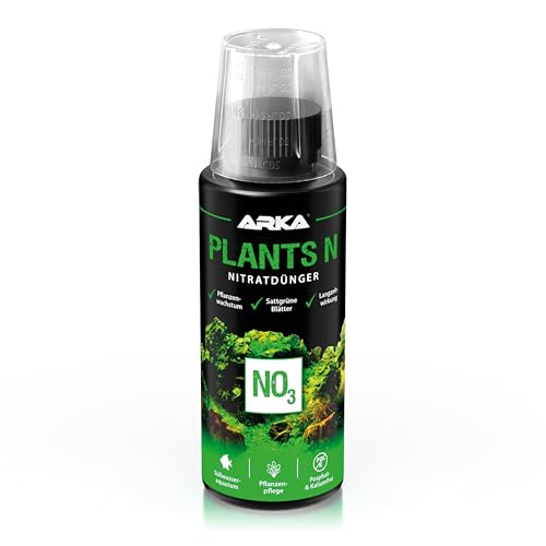ARKA Plants N - 118 ml - Stickstoff-/Nitratdünger, fördert prächtigen Pflanzenwuchs in Süßwasseraquarien, ideal für Aquascaping, phosphatfrei.