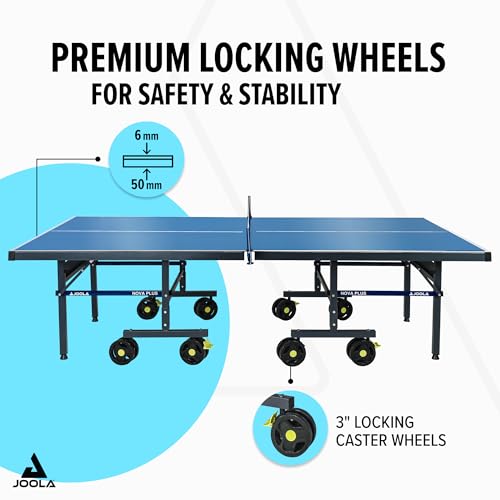 Image of JOOLA NOVA Outdoor Ping Pong Table with Waterproof Table Tennis Net Set - Quick Assembly - All Weather Aluminum Composite Surface - Tournament Quality - Indoor & Outdoor Compatible