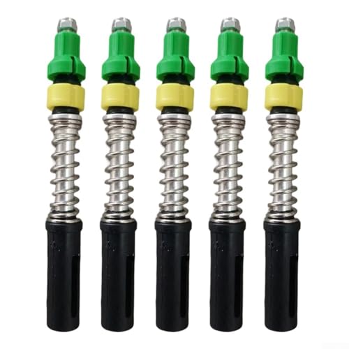 Paquete de 5 cierres internos para bastones de senderismo con función de resorte de absorción de golpes, adecuado para tubos de fibra de carbono de 12 mm, 14 mm, 16 mm (para tubo de 14 mm)