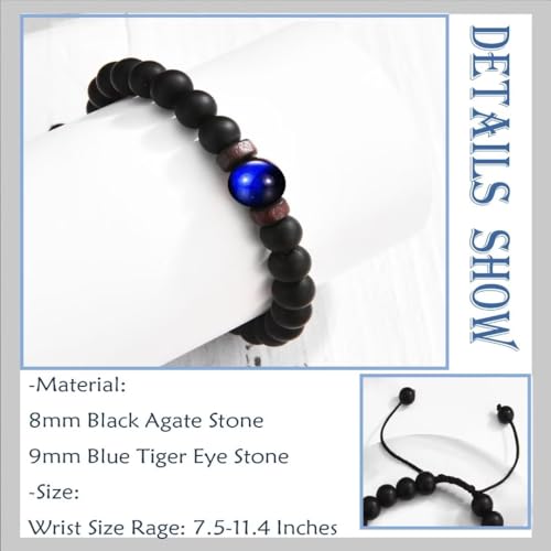 OAVOOK Gifts for Brother Birthday Gifts from Sister Best Gifts for Adult Brothers Christmas Father's Day Gift Big Brother Bracelet — view 5