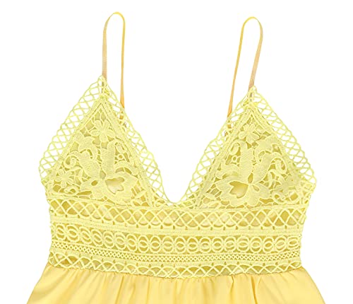 AmzBarley Mini vestidos sensuais femininos com decote em V profundo Vestido de festa com alças finas