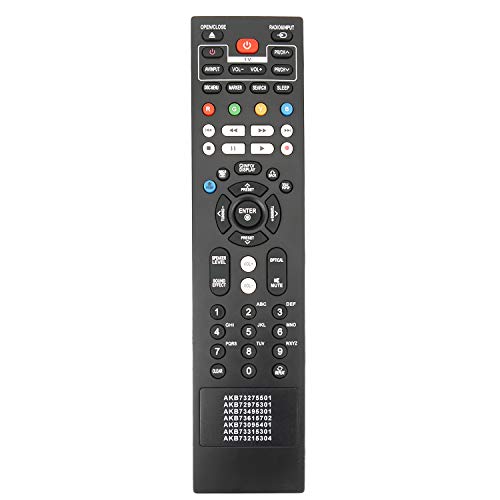 Allimity New Universal 7 in 1 Remote Control AKB73275501 AKB72975301 AKB73615702 AKB73095401 AKB73215304 AKB73495301 AKB73315301 fit for LG Blu-Ray Disc DVD Player & Home Theater Cinema System