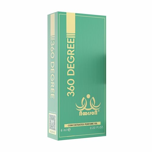 Image of 360 Degree Attar 6ml | Long Lasting Premium Alcohol-Free Perfume Oil for Men & Women | Roll-On Ittar Fragrance | Rich, Exotic & Concentrated Aroma | Travel Friendly Pocket Perfume