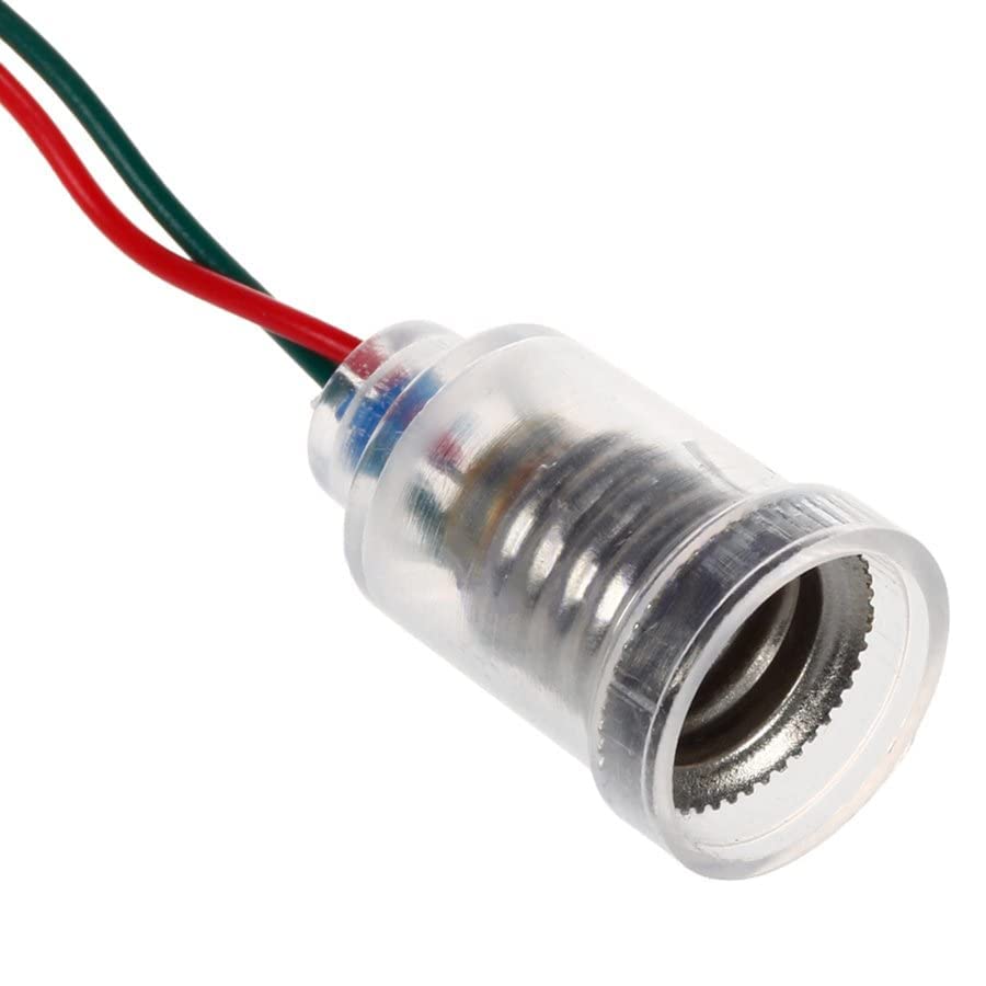 CABLEPELADO Portalampada E10, Supporto per lampadina, Base per lampada, Adatto per lampadine fino a 30 watt, Lunghezza cavo 20 cm