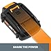 Worx WA3575 20V PowerShare 2.0 Ah Replacement Battery, Orange and Black