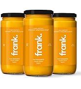 Frank Soup The Radiance Soupe bio aux carottes dans un bocal en verre, à base de légumes frais, végétaliens, 12 x 350 ml